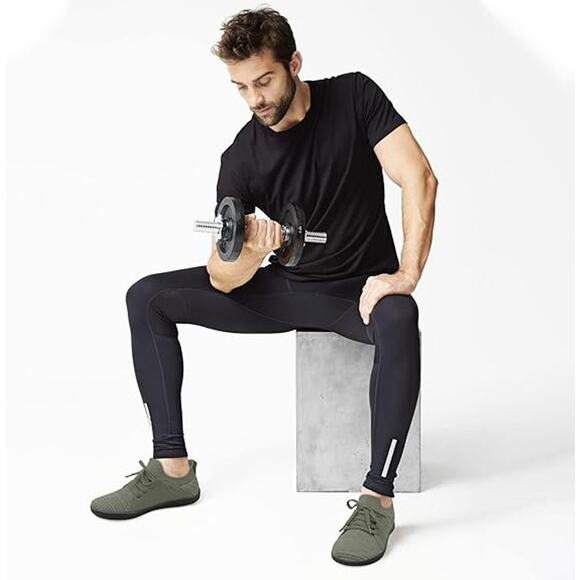 New Relxfeet Mens Size 11.5 Army Green Minimalist Wide Toe LaceUp Barefoot Shoes - Picture 5 of 5